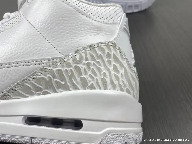 Official Maikesneakers White' Retro Jordan 3 'Triple 429487-111 Air PS 0504